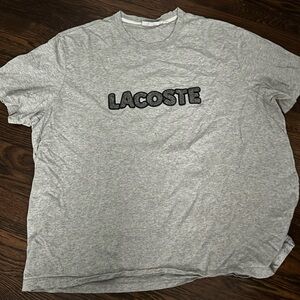 Lacoste Gray Regular Fit Tee